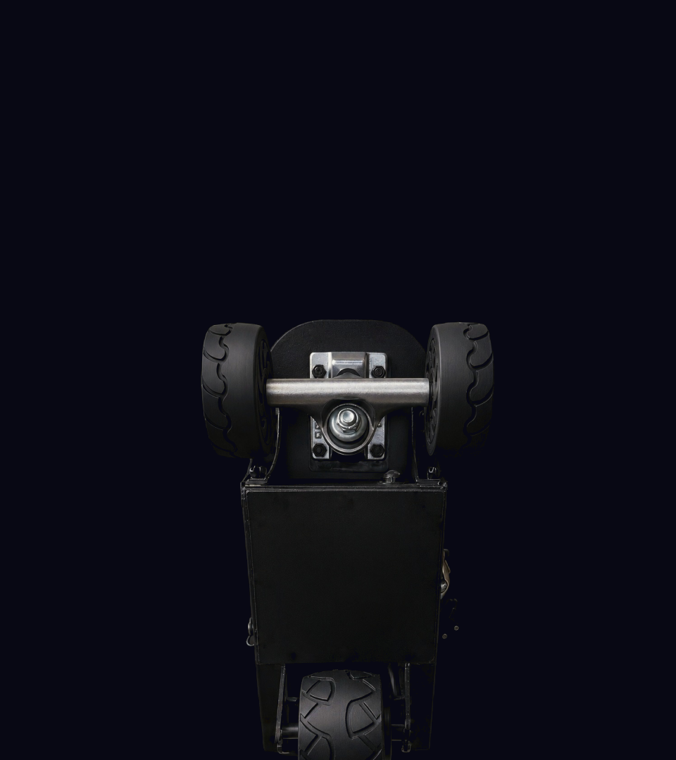 GLYDZ underside chassis and trucks